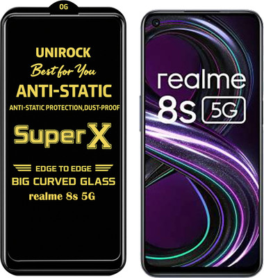 Unirock Tempered Glass Guard for realme 8s 5G(Pack of 1)