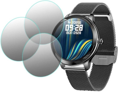 KHWABEEDA Tempered Glass Guard for FIRE- BOLTT ALLURE SMART WATCH (PACK OF 3)(Pack of 3)