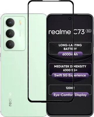HOBBYTRONICS Tempered Glass Guard for realme C73 5G, realme C73, Realme C73 5G, Realme C73(Pack of 1)