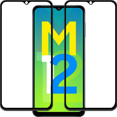 Qyist Tempered Glass Guard for Samsung Galaxy M12(Pack of 2)