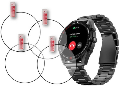 DOWRVIN Tempered Glass Guard for Boult mirage 1.39 bt calling working crown,Zinc alloy smart watch ( PACK OF 4)(Pack of 4)