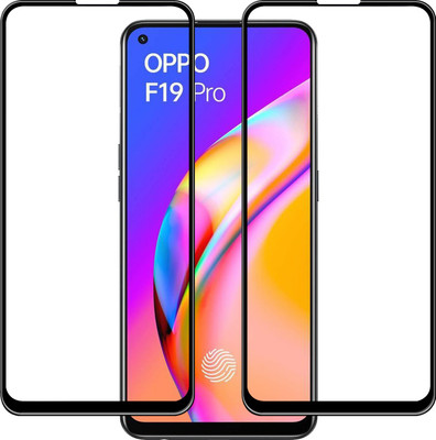 Qyist Tempered Glass Guard for Oppo F19 Pro(Pack of 2)