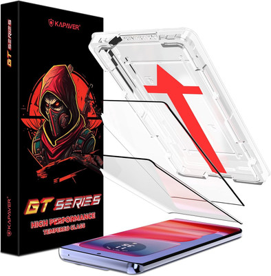 Kapaver Tempered Glass Guard for Motorola Edge 50 Pro(Pack of 2)