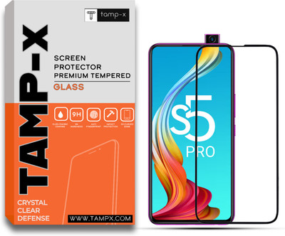 TAMP-X Tempered Glass Guard for Infinix S5 Pro(Pack of 1)