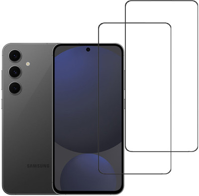 VAYUVAULT Tempered Glass Guard for Samsung galaxy S24 FE, Samsung galaxy S24 FE 5G(Pack of 2)
