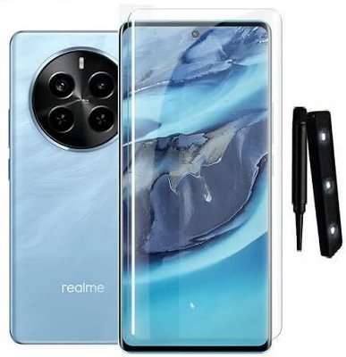 9H Edge To Edge Tempered Glass for Realme P1 Pro (5G)-Advanced Hd+ Uv Tempered Glass Screen Protector -Edge To Edge Full Screen Coverage With Easy Installation Kit(Pack of 1)