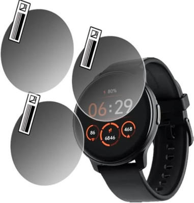 DB Tempered Glass Guard for BOAT LUNAR ORB SMART WATCH TEMPERED GLASS (PACK OF 3)(Pack of 3)