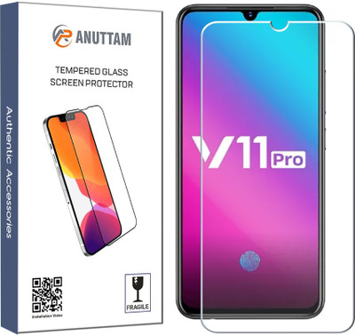 ANUTTAM Tempered Glass Guard for Vivo V11 Pro(Pack of 1)