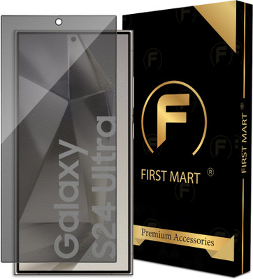 FIRST MART Tempered Glass Guard for Samsung Galaxy S24 Ultra 5G, Samsung S24 Ultra 5G, Bordless Privacy Protection(Pack of 1)