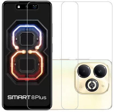 ECMERED Tempered Glass Guard for Infinix Smart 8 Plus, INFINIX SMART 8 PLUS(Pack of 2)