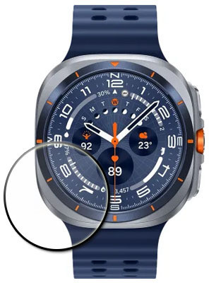 tombik Tempered Glass Guard for 25ccd-Samsung Galaxy Watch Ultra(Pack of 1)