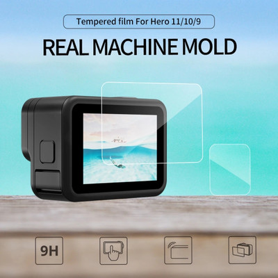 mavicair Tempered Glass Guard for GoPro Hero 12, 11, 10, 9,(Pack of 1)