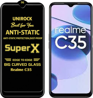 Unirock Tempered Glass Guard for Realme C35(Pack of 1)