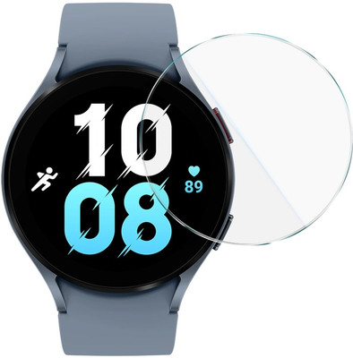 YOUTH MOBI Tempered Glass Guard for Samsung Galaxy Watch 4 / Watch 5 (44Mm) Anti-Scratch Screen Protector, Excellent Fit Long Service Protections, Easy To Install(Pack of 1)