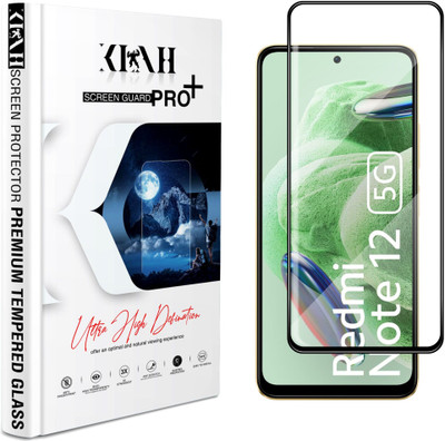 KLAH Tempered Glass Guard for Redmi Note 12 5G(Pack of 1)