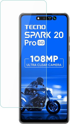 Vatsin Tempered Glass Guard for Tecno Spark 20 Pro 5G(Pack of 1)