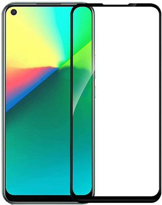 Bulkwala Edge To Edge Tempered Glass for Realme C17, Realme 7i Tempered glass(Pack of 1)