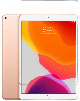 Bigil Edge To Edge Tempered Glass for APPLE iPad (9th Gen) 10.2 inch, Slim 9H Hard 2.5D with Full Installation Kit(Pack of 1)