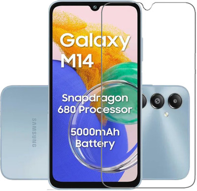 SNMART Tempered Glass Guard for Samsung Galaxy M14 4G(Pack of 1)