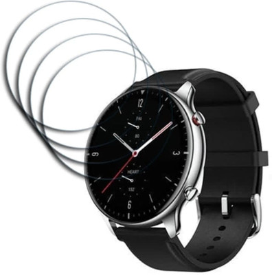 KHWABEEDA Tempered Glass Guard for AMAZFIT GTR 2 SMART WATCH TEMPERED GLASS (PACK OF 4)(Pack of 4)