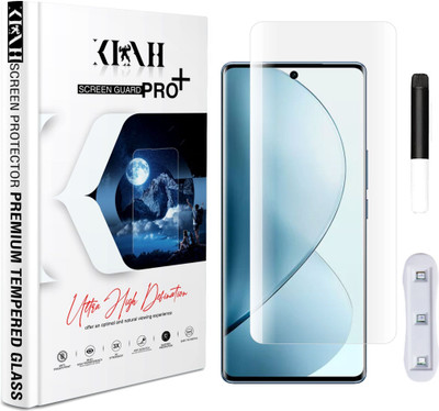 KLAH Tempered Glass Guard for Vivo V29 Pro 5G, Borderless UV Glass Protection(Pack of 1)