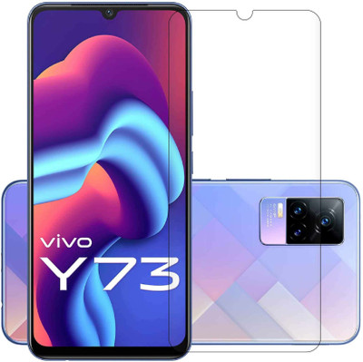 RCHJV Tempered Glass Guard for Vivo Y73(Pack of 1)
