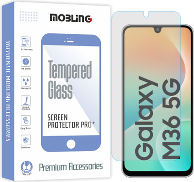 Mobling Tempered Glass Guard for Samsung Galaxy M36 SMM366B(Pack of 1)