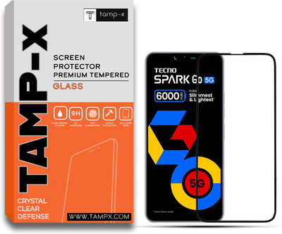 TAMP-X Tempered Glass Guard for Tecno Spark Go 5G(Pack of 1)