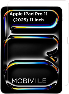 MOBIVIILE Tempered Glass Guard for iPad Pro 11 2025 11 inch M4(Pack of 1)