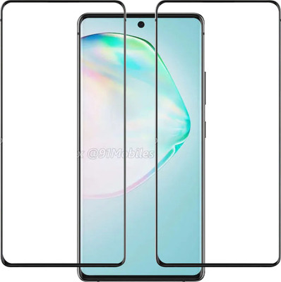 Qyist Tempered Glass Guard for Samsung Galaxy A91(Pack of 2)