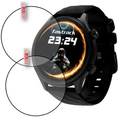 AHWAVEEDA Tempered Glass Guard for FASTRACK OPTIMUS 2 PRO 36.3 WATCH SCREEN GUARD(Pack of 2)