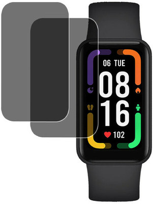 hirdesh Tempered Glass Guard for Redmi Smart Band Pro(Pack of 2)