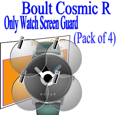 HIDEOUS Tempered Glass Guard for Boult Cosmic R(Pack of 4)