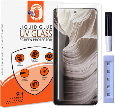 STP FEEL Tempered Glass Guard for vivo X200 Pro 5G Premium Technology UV Glass with Installation Kit(Pack of 1)