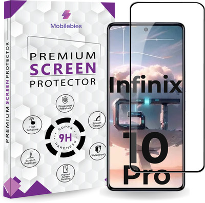 Mobilebies Tempered Glass Guard for Infinix GT10 Pro OG Premium Screen Protector(Pack of 1)