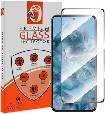 STP FEEL Tempered Glass Guard for Google Pixel 9 5G / Google Pixel 9 Pro 5G Advanced Black Border Screen Protector Guard(Pack of 1)
