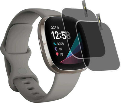 KHWABEEDA Tempered Glass Guard for FITBIT SENSE SMARTWATCH TEMPERED GLASS( PACK OF 2)(Pack of 2)