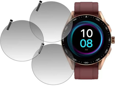 DOWRVIN Tempered Glass Guard for FIRE - BOLTT INVINCIBLE PLUS SMART WATCH (PACK OF 3)(Pack of 3)