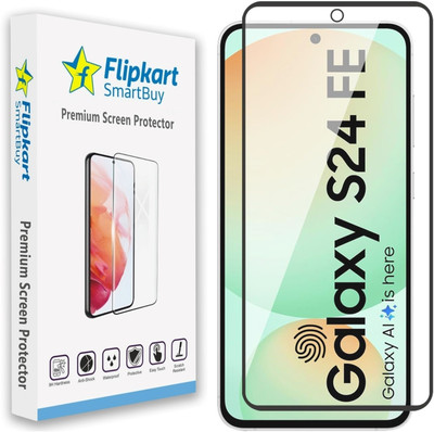 Flipkart SmartBuy Tempered Glass Guard for SAMSUNG Galaxy S24 FE 5G, Samsung Galaxy A36 5G, Samsung Galaxy A56 5G, Premium Gorilla Edge to Edge Screen Guard / Screen Protector, with Easy Installation Kit(Pack of 1)