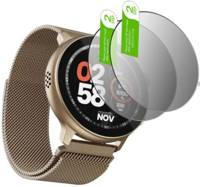 KHWABEEDA Tempered Glass Guard for BOAT LUNAR TIGON SMART WATCH TEMPERED GLASS (PACK OF 2)(Pack of 2)