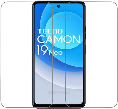 INFINITYWORLD Tempered Glass Guard for Tecno Camon 19 Neo(Pack of 2)