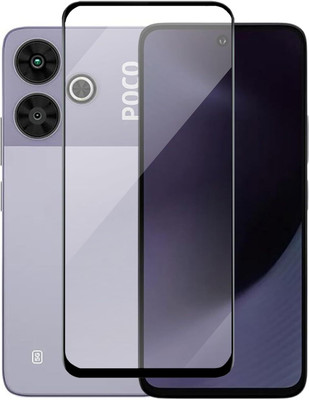 Bodoma Edge To Edge Tempered Glass for Poco M6 Plus 5G(Pack of 1)