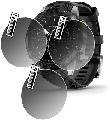 HIDEOUS Tempered Glass Guard for Garmin MARQ 2(Pack of 3)