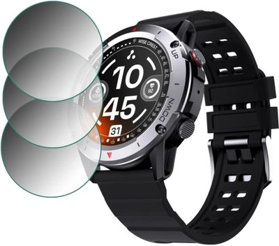 KHWABEEDA Tempered Glass Guard for Ambrane Wise CREST smart watch (pack of 3)(Pack of 3)