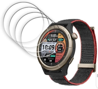 ZIDZEE Tempered Glass Guard for AMAZFIT CHEETAH PRO 1.45 SMART WATCH TEMPERED GLASS ( PACK OF 4)(Pack of 4)