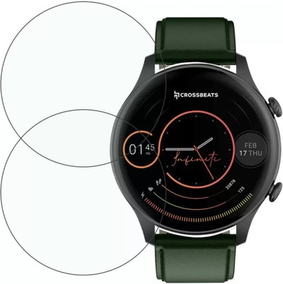 DB Tempered Glass Guard for CROSSBEATS ORBIT INFINITI 2.0 SMART WATCH TEMPERED GLASS (PACK OF 2)(Pack of 2)