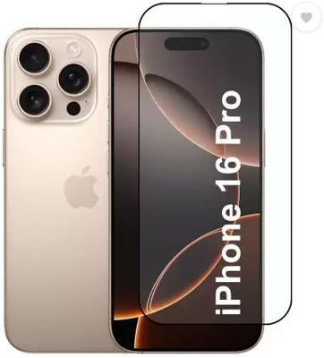BadiyaBuy Tempered Glass Guard for Apple iPhone 16 Pro(Pack of 1)