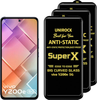 Unirock Tempered Glass Guard for vivo Y200e 5G(Pack of 3)