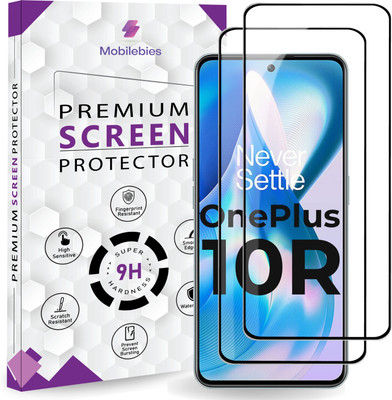 Mobilebies Tempered Glass Guard for Oneplus 10R/ Oneplus 10T OG Premium Screen Protector(Pack of 2)
