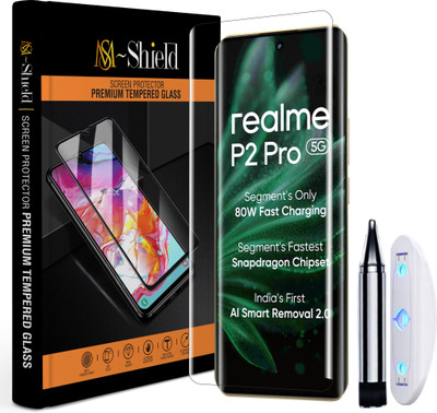 MS-Shield Tempered Glass Guard for Realme P2 Pro 5G, Borderless UV Glass Protection(Pack of 1)